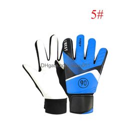 Sports Gloves Children Anti Slip Goalkeeper Latex Pu Hand Protection Football Thickened 230822 Drop Delivery Dhbc8