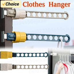 Hangers 8 Holes Clothes Hanger Multifunctional Hanging Drying Rack Portable Travel Windproof For Indoor Outdoor