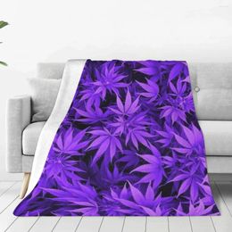 Blankets Leaf Soft Fleece Throw Blanket Warm And Cozy For All Seasons Comfy Microfiber Couch Sofa Bed 40"x30"