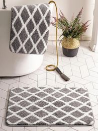 Bath Mats Bathroom Entrance Door Mat Washable Non-slip Kitchen Floor Bedroom Bedside Room Waterproof Modern Rugs Rug