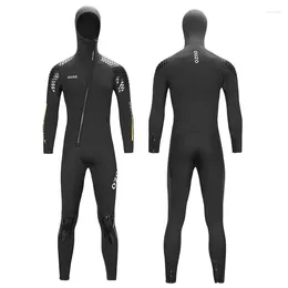 Women's Swimwear 3mm Chloroprene Rubber Diving Suit Hooded Jumpsuit Surfing Thickened Warm Jellyfish Snorkelling Winter Swimsu