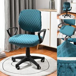 Chair Covers 1Set Office Cover Stretch Spandex Computer Game Swivel Elastic Seat Back Slipcover Funda Para Butaca