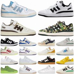 Sneakers Casual Shoes low 84 White Silver Pebble Green 30th Anniversary Blue Camo Branch Brown Candy Cane red Tech Purple man womens size 36-45 q497#