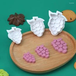 Baking Moulds Factory Direct Supply Of Origin Source Creative Cake Tool Set 3D Biscuits Cut Grapes Spring Mould