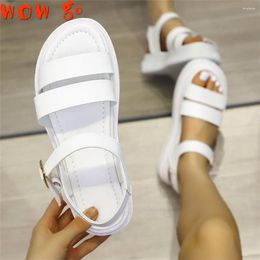 Walking Shoes Fashion Leisure Roman Women Sandals Platform Light Weight Flat Heels Waterproof Summer Ladies Outdoor For Woman 2024
