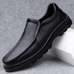 Casual Shoes Fashion Handmade Men's Genuine Leather Men Loafers Outdoor Comfortable Driving Man Moccasins