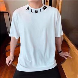 Designer High quality Women's T-shirt Luxury Short Sleeve T-shirt Graffiti collar loose T-shirt Summer men's T-shirt Alphabet print Fashion women's T-shirt top XXXXL