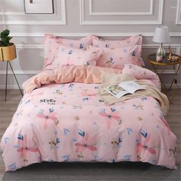 Bedding Sets Cotton Pink Set 3D HD Digital Printed 3/4 Piece Duvet Cover Soft Breathable Luxury Quilt Covers