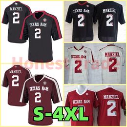 Texas A&M Aggies College Football Jerseys 2 Johnny Manziel Myles Garrett Ricky Seals-Jones 40 Von Miller Garrett Evans White Red Black Men Kids S-4XL