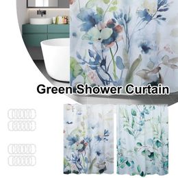 Shower Curtains Curtain Waterproof Polyester Bathroom 71x71inch Quick-Drying Decorative Plants