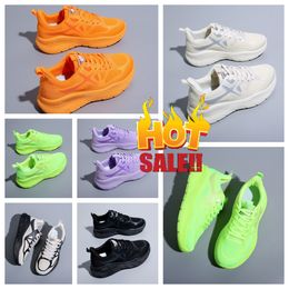 2024 Versatile and Breathable Couple Sports Shoes Candy Color Black Lightweight Flat Running Shoes for Men and Womens