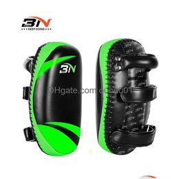 Protective Gear Kick Boxing Target Taekwondo Martial Arts Training Guard Hand Leg Protector Mma Focus Pad Karate Muay Thai Fight Equi Dhwx2