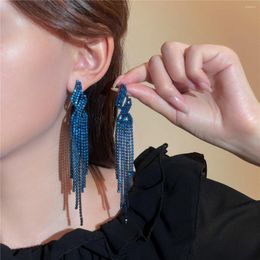 Dangle Earrings Long Shape Multi Colour Choice Women's Elegant Temperament Party