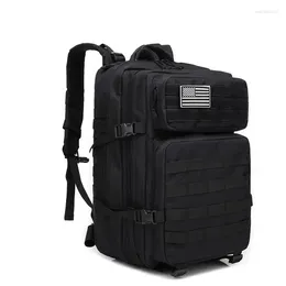 School Bags 45L Men's Camouflage Backpack Military Tactical Bag Soft Attack Hiking Waterproof Travelling