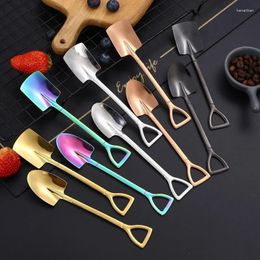 Spoons Stainless Steel Ice Cream Desserts Spoon Creative Watermelon Shovel For Home Kitchen Tableware