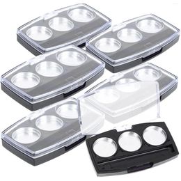 Storage Bottles 10Pcs Empty Eyeshadow Tray Box With Aluminium Pans DIY Eye Shadow Pigment Holder