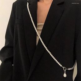 Chains Women Personality Long Pearls Necklace Pendants Jewellery