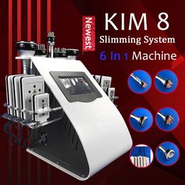 Slimming Machine 6In1 Ultrasonic Liposuction 40K Cavitation Vacuum Multipolar Bipolor Rf Slimming Rf Beauty 40K Cavitation Slimming Machine