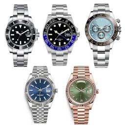 4 Style Super N Factory Watch 904L Steel Men's 41mm Black Ceramic Bezel Sapphire 126610 Diving 2813 2701