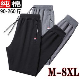 Pants Mens Spring and Autumn Cotton Casual Loose Straight Fashion Brand Sports Leggings