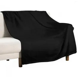 Blankets Vanta Black (The Blackest Black) Throw Blanket For Sofa Custom