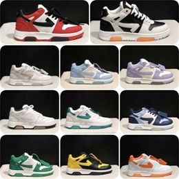 Designer Offer Out Shoes Out of Office Men Women Top Quality Shoes Low-tops Black White Pink Leather Light Blue Patent Runners Sneaker