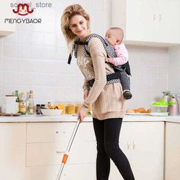 Carriers Slings Backpacks Ergonomic Baby Carriers Backpacks 536 months Portable Baby Sling Wrap Cotton Infant Newborn Baby Carrying Belt for Mom Dad9685662 L45