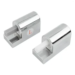 Toilet Seat Covers High Quality Practical Durable Lid Hinge Fixing Connector Universal Replacement Silver 1pair ABS