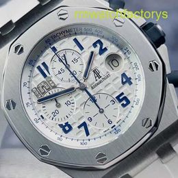 Perfect AP Wristwatch Limited Epic Royal Oak Offshore Series 26197ST Dial With Diamond Inlay Timing Function Automatic Mechanical Watch For Men