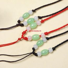 Pendant Necklaces Lanyard Jade Thread Necklace Rope Factory Wholesale Woven Red