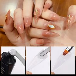 2024 100Pcs Quick Building Nail Mould Tips Nail Dual Forms Finger Extension Nail Art UV Extend Gel Finger Stiletto Nailsfor Finger Extension