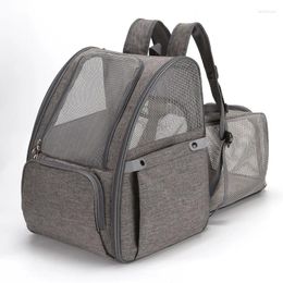 Cat Carriers Pet Bag Dogs And Cats Go Out With Backpacks Portable Folding Expanding Cages Boxes Supplies Backpack.