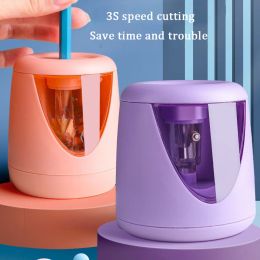 Sharpeners Electric Auto Pencil Sharpener Usb Rechargeable Boy Girl Pencil Sharpener Pencil Colour Pencil School Office Home Stationery Gift