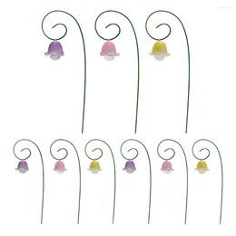 Decorative Flowers Flower Pick Stand No Fade Resin Plant Garden Decor Faux Fairy Accessory For Home Kitchen Bedroom Festival Wedding