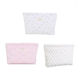Cosmetic Bags Bag Cute Pattern Ladies Wash Quilted Rhombic Lattice Multi-function Casual Portable Fashion For Weekend Vacation