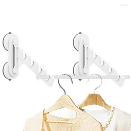 Hangers Suction Cup Clothes Hanger Rack No Drilling Clothing Drying Space Saving Pole Indoor