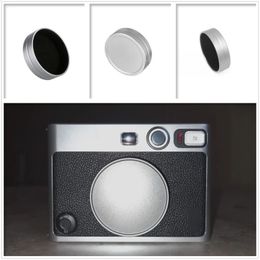 Metal front Lens CapCover Protector Hood for instax mini EVO Camera Cap Protective Silver Pography Accessory 240327