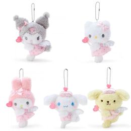 2024Cartoon Anime Angel Keychain Doll Doll Girl Decoration