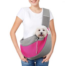 Cat Carriers Dog Sling Carrier Bags Breathable Mesh Travel Safe Bag For Pet Dogs Cats