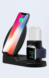 Wireless Charging dock station for iPhone 3 in 1 Wireless Charging Stand Fast Charging Dock for I watch 5 4 airpods fast wireless 6854195