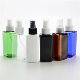 Storage Bottles 120ml X 40 Empty White Perfume With Plastic Spray Pump Refillable 4oz Toner Containers Mist Sprayer