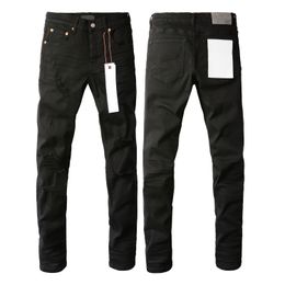 fioletowe dżinsy marki mężczyzn designer dżinsy chude czarne spodnie dżinsowe spodnie mody swobodny streetwear środkowy pasek szczupły proste spodnie Mens Purple dżinsy Rozmiar 28-40