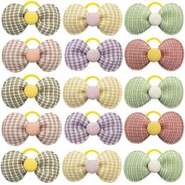 Dog Apparel 100PCS Pet Hair Accessories Fashion Bowknot For Dogs Small Puppy Bows Grooming Products