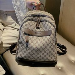2024 New Designer crossbody shoulder Korean version high-end casual fashion anti-theft travel large capacity womens backpack bag