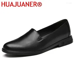 Casual Shoes Luxury Loafers Men Big Size 37-47 Genuine Leather Moccasins Breathable Mens Driving Low Top Lazy Boat