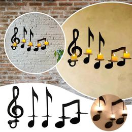 Candle Holders Music Note Holder Crafts Decoration Gifts Home Office Decor Piano Circle Of Friends