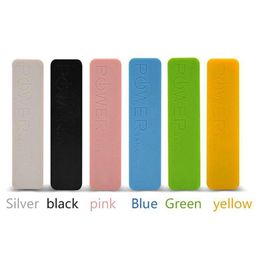 Cell Phone Power Banks 2600Mah Portable Per Usb External Backup Battery Charger Emergency Travel Mini Mobile Powers 6 Colours Drop Deli Dhy2E