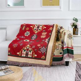 Blankets Nordic Bohemia Throw Blanket Ethnic Geometry Homestay El Home Decoration Sofa Bed Cover Livingroom Rug Picnic Mat