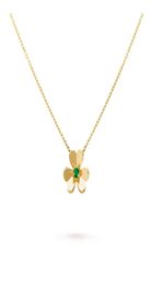 frivole pendant necklace 3 leaf clover necklace Multiple specifications Multiple styles gold rose gold silver crystal diamond neck5114825