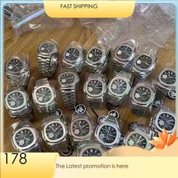 4 Style Super N Factory Watch 904L Steel Men's 41mm Black Ceramic Bezel Sapphire 126610 Diving 2813 2226